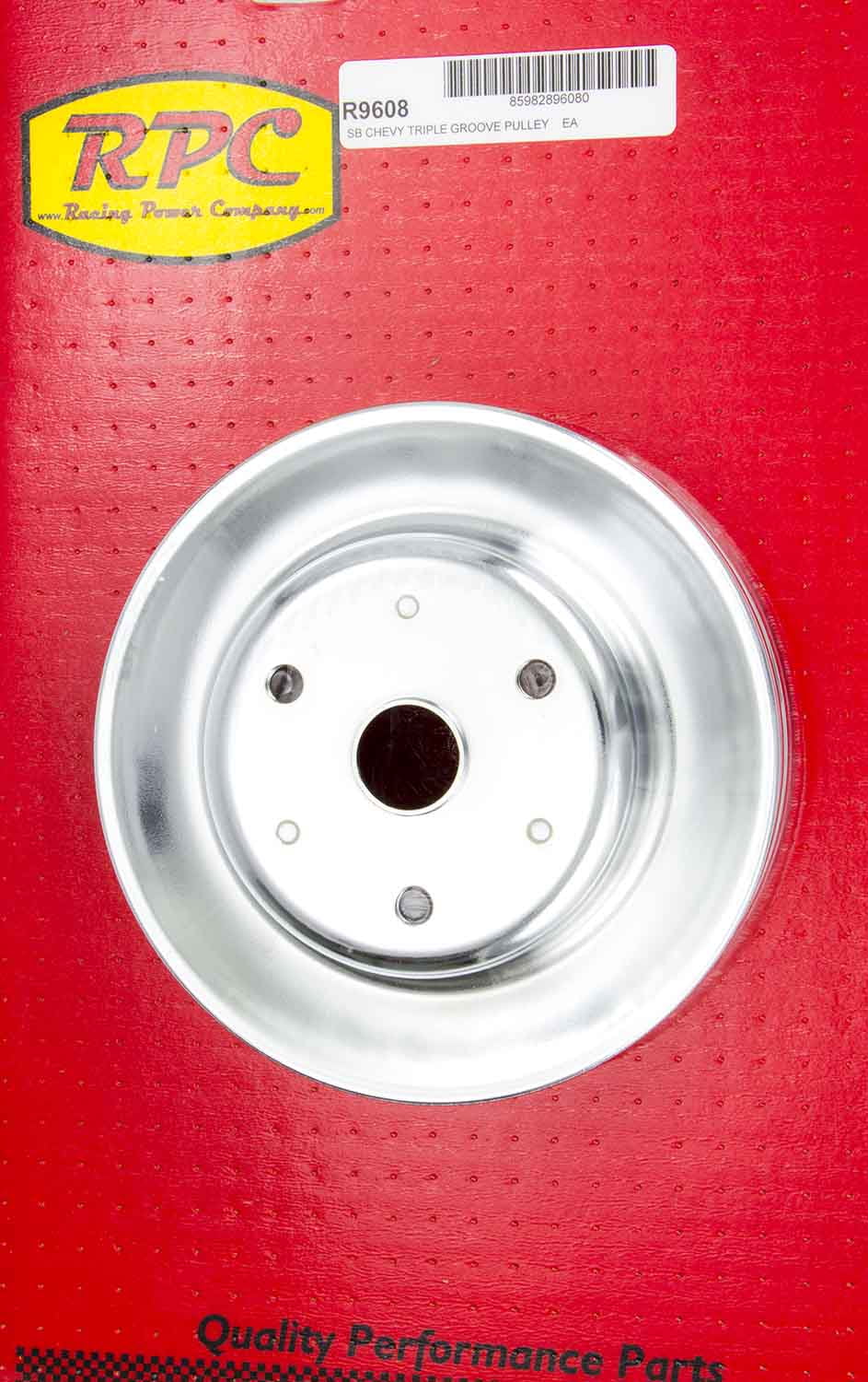 RACING POWER CO 7-13/16 in OD V-Belt Crank Pulley Long SBC P/N R9608