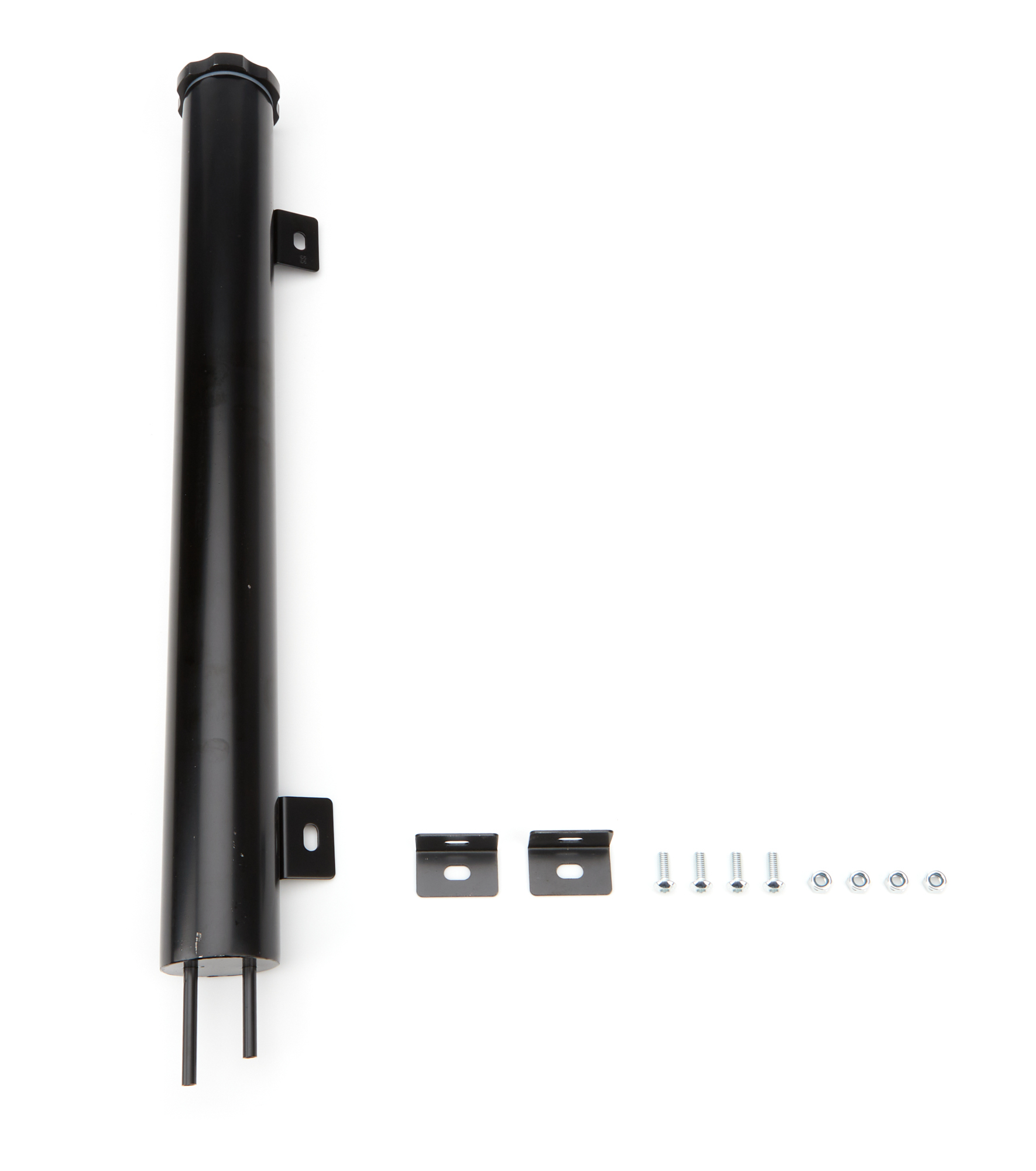 RACING POWER CO-PACKAGED Stainless 2in x 19in Overflow Tank Black partNumber: R6075BK