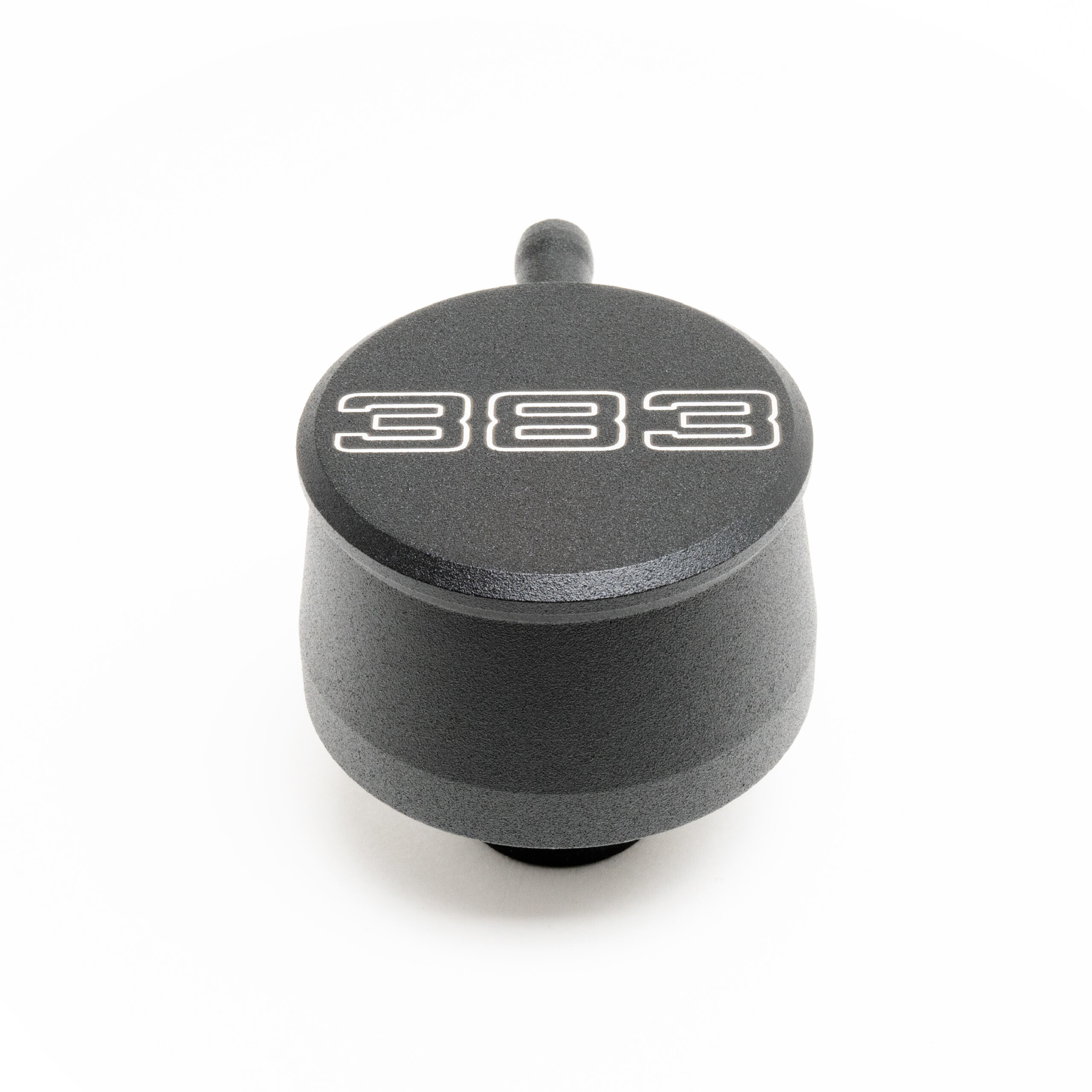 RACING POWER CO-PACKAGED Valve Cover Breather 383 Logo Black Each partNumber: R8343
