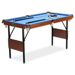 PLAY CITY Pool Table 7Ft. X 4ft. Blue American Style Table : :  Home & Kitchen