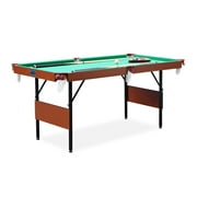 RACK Crux 55 in Folding Billiard/Pool Table (Green)