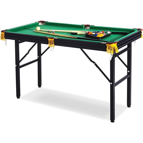 RACK Leo 4-Foot Folding Billiard/Pool Table (Green)