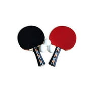 RACK Table Tennis Racket / Ping Pong Paddle Set with Wooden Flared Handles, Crack Resistant, 1 Pack