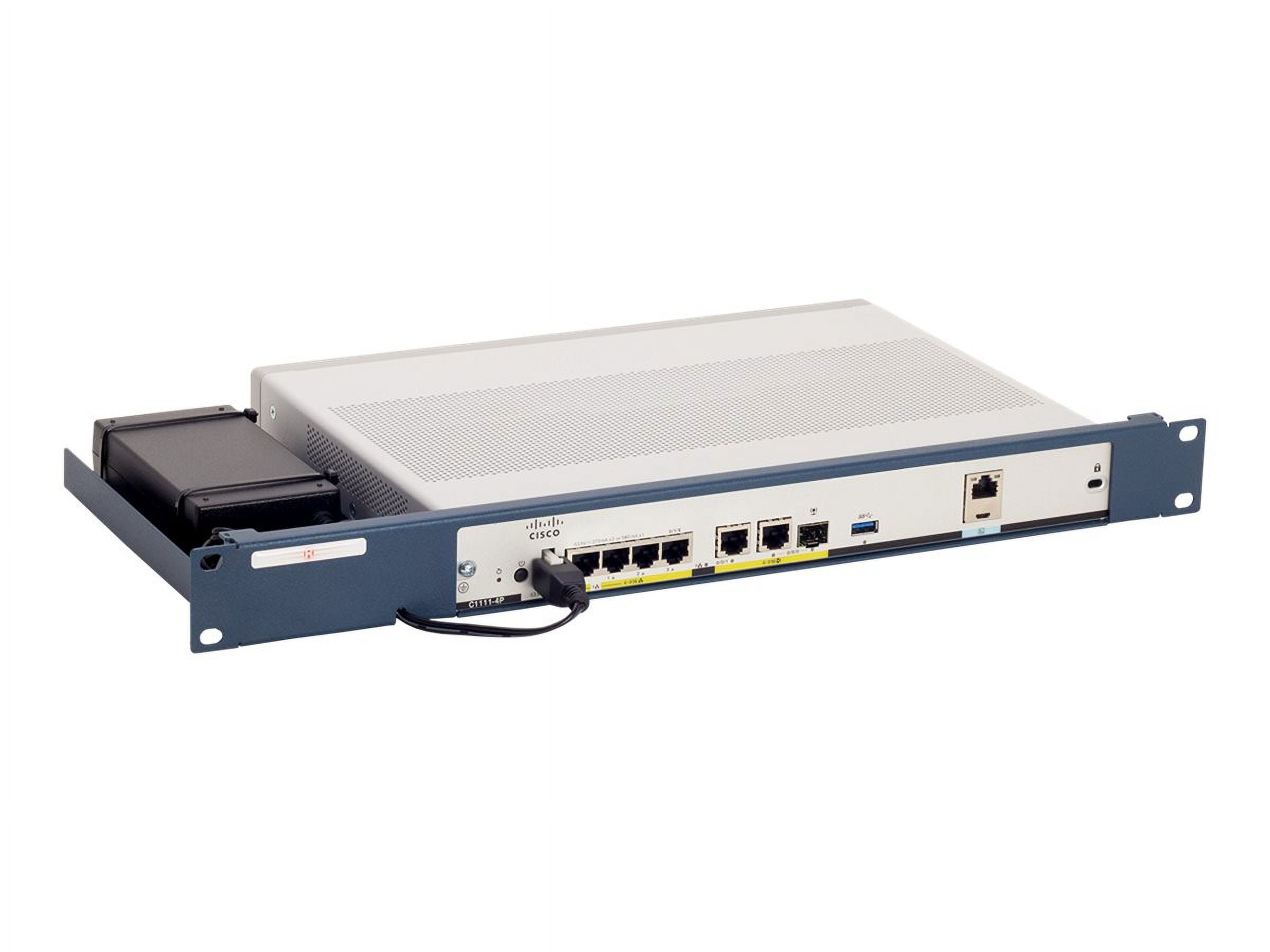 RACKMOUNT.IT Cisrack Rack Mount for Router, Power Supply - Metallic ...