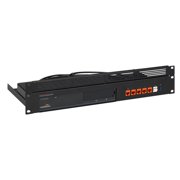 Rackmount.IT Rack Mount Kit for CradlePoint E300, Jet Black