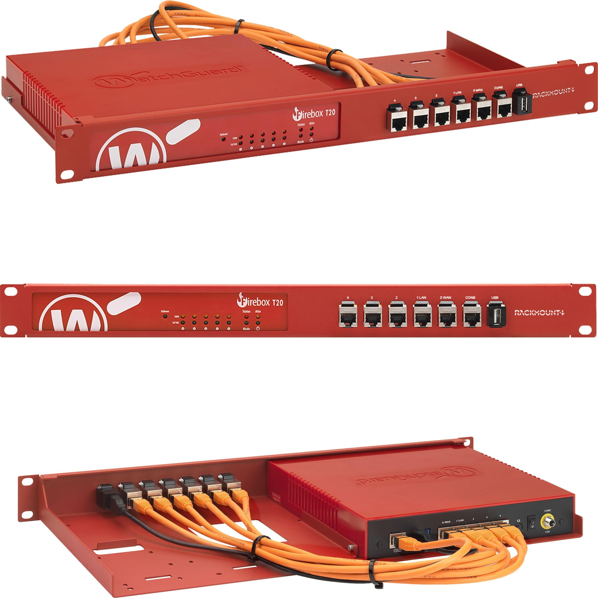 Rackmount RMWGT7I Rack Mount Kit for WatchGuard T80 T85 Firewalls ...