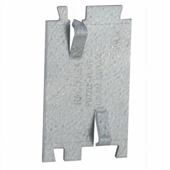 Cable Protection Plate, Pre-Galvanized Steel, Partition Box Type 2712R