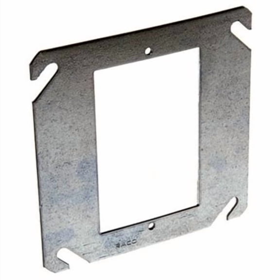 Raco 787 Square Steel 1 Gang Box Cover For Mounts To Box Or Device