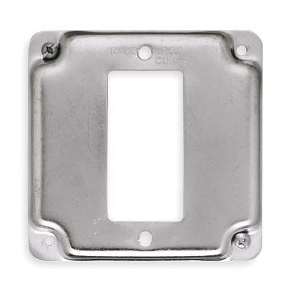 Raco Electrical Box Cover,Square,GFCI,1Gang 808C