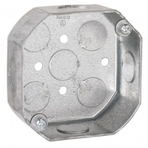 RACO 8125 Octagon Box Steel Gray
