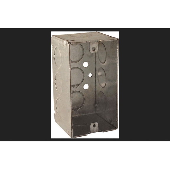 RACO 8670 Handy Box 2X4X2-1/8IN-D 1/2IN KNOCKOUTS