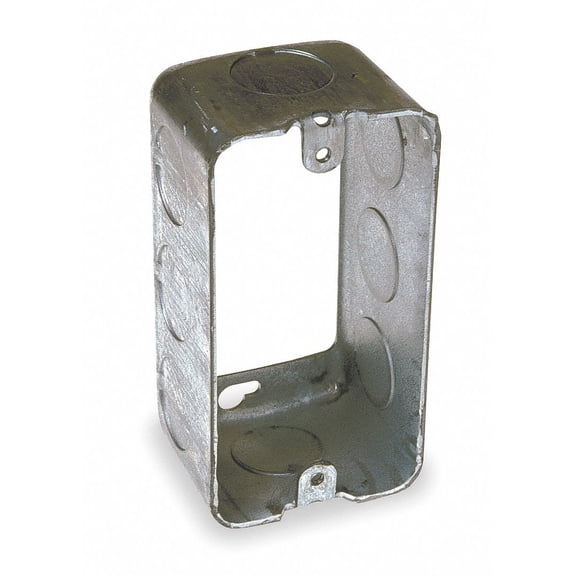 RACO Extension Ring, Galvanized Zinc, 1-7/8" Nominal Depth, 1-3/4" Nominal Width, 4" Nominal Length