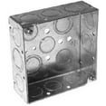 thumbnail image 1 of RACO Square Electrical Box 8189 - Welded, Stainless Steel - 4 x 1-1/2 In., 1 of 1