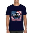 thumbnail image 1 of RACOON MERICA USA 4TH OF JULY Funny Animal Patriotic T-Shirt, for men & women, up to size 5XL, 1 of 3