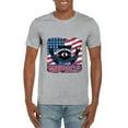 thumbnail image 1 of RACOON MERICA USA 4TH OF JULY Funny Animal Patriotic T-Shirt, for men & women, up to size 5XL, 1 of 3