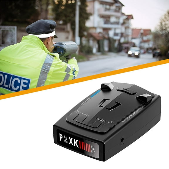 RAD 2000 Laser Radars Detector, Long-Range 360° Speed Radars, Detect Radial Velocity Within The Range of 250-2500 Meters, Led Display, Voice Prompt Speed, Suitable for All Vehicle Models