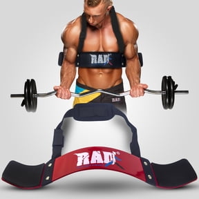 RAD Arm Blaster for Biceps & Triceps, Support for Big Arms Muscle Bodybuilding & Weight Lifting (Red)