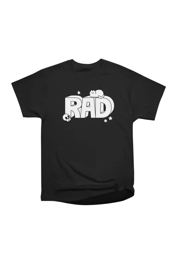 RAD Cats Skulls T-Shirt Tee Gift For Him Merch For Her Apparel For Friend
