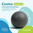 thumbnail image 1 of RAD Centre – Soft Yoga Deep Tissue Massage Ball – Myofascial Release Ball for Abdominal, Psoas, Neck & Stomach Massage – Trigger Point & Mobility Therapy, 1 of 5