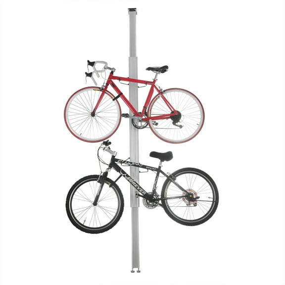 RAD Cycle Aluminum Bike Stand Bicycle Rack Storage or Display Holds Two Bicycles