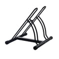 thumbnail image 1 of RAD Cycle Pro-Quality Dual Bicycle Rack Floor Stand, Black (2 Bicycle), 1 of 8