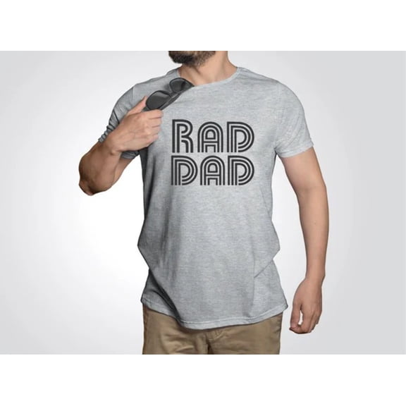 RAD DAD Fathers Softstyle Tee T-Shirt