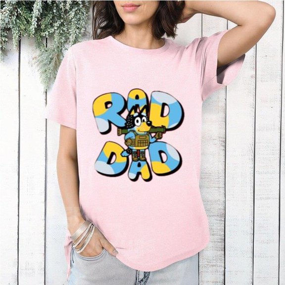 RAD DAD Funny Fathers Day Cool Awesome Groovy Retro New T-Shirt, for men & women, up to size 5XL