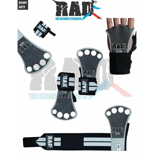 RAD Gymnastics Hand Grips, Leather Hand grips for Crossfit Grips for
