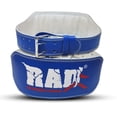 thumbnail image 1 of RAD Leather Belt 4" Gym Power Heavy Duty Weight Lifting Bodybuilding New (Blue, XL), 1 of 2