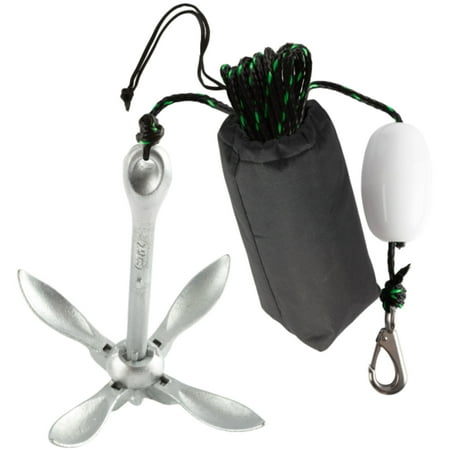 RAD Sportz 5.5lb Kayak Anchor for Paddle Board, Canoe or Jet Ski, Silver