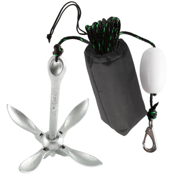 RAD Sportz 5.5lb Kayak Anchor for Paddle Board, Canoe or Jet Ski, Silver