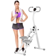 RAD Sportz Folding Stair Stepper for Home Gym - Vertical Stair Climber Workout Machine, White