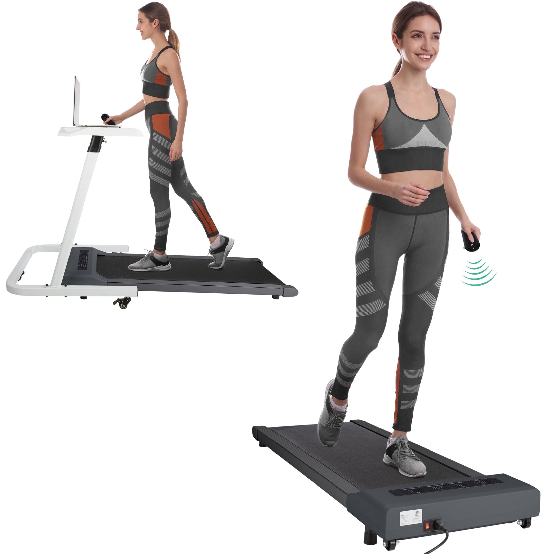 RAD Sportz Walking Pad - Portable Under Desk Treadmill, Gray