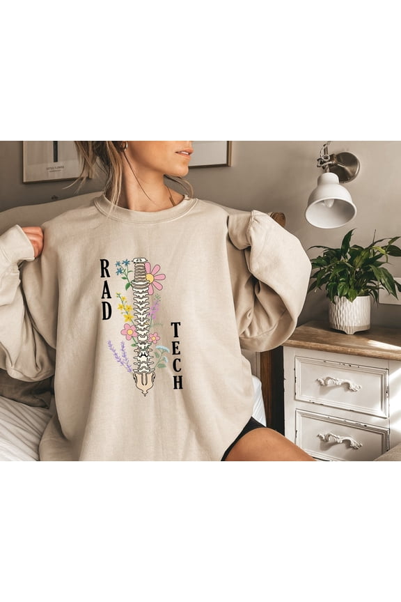 RAD Tech Sweatshirt, Radiology , RAD Tech , X-ray Tech Sweater, Tech , Radiology Graduation , Cute Radiology Sweatshirt All Size S-5XL