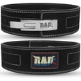 thumbnail image 1 of RadUltimate Leather Weight Lifting Belt, 10mm Thick, Adjustable Lever Buckle, Black, L, 1 of 5