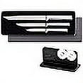 thumbnail image 1 of Rada Cutlery 3- Piece Housewarming Knife Gift Set with Quick Edge Sharpener, Silver Handles, 1 of 4