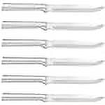 Rada Cutlery Utility Steak Knife, Silver Handle, Pack of 6