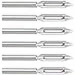 Rada Cutlery Vegetable Peeler, Silver Handle, Pack of 6