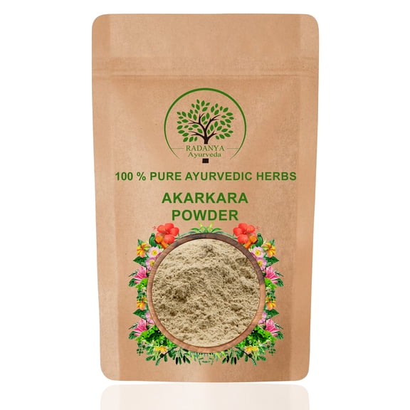 RADANYA Ayurveda Akarkara Roots Powder - Akarkara Jadd Powder - Anacyclus pyrethrum - Pellitory Roots, 900 Grams