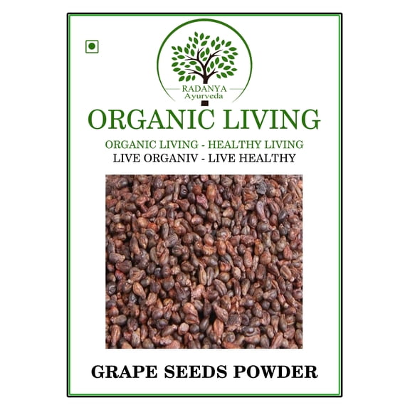 RADANYA Ayurveda Grape Seeds Powder, Pack Size: 100g