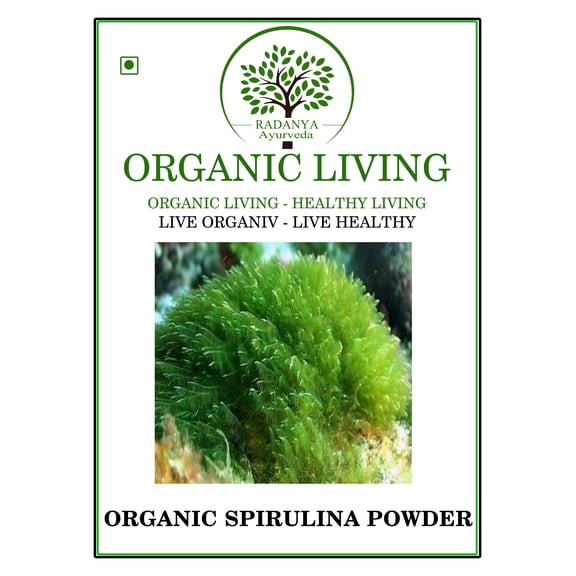 RADANYA Ayurveda Organic Spirulina powder, Pack Size: 400g
