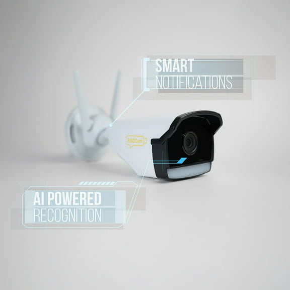 RADCam, the World's First Talking Security Camera with Two-Way Audio, White (1)