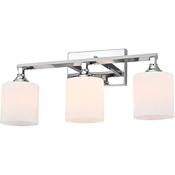 RADIANCE Goods Contemporary 3 Light Chrome Bath Vanity Fixture 22" Width