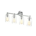 thumbnail image 1 of RADIANCE Goods Contemporary 4 Light Chrome Bath Vanity Fixture 28" Width, 1 of 9