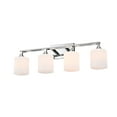 thumbnail image 1 of RADIANCE Goods Contemporary 4 Light Chrome Bath Vanity Fixture 29" Width, 1 of 9