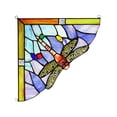 thumbnail image 1 of RADIANCE Goods Dragonfly Tiffany-Glass Window Panel 10" Wide, 1 of 4
