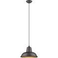 thumbnail image 1 of RADIANCE Goods Industrial-Style 1 Light Rubbed Bronze Ceiling Mini Pendant 10" Wide, 1 of 5
