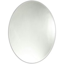 RANGLEY Large Frameless Wall Mirror 24x32 main image 0
