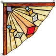 thumbnail image 1 of RADIANCE Goods Mission Tiffany-Glass Window Panel 8" Wide, 1 of 3