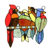 RADIANCE Goods Tiffany-Glass Window Panel 9"